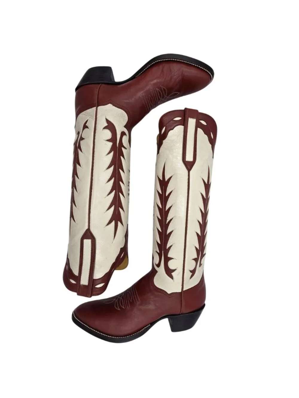 New Custom Mario Garcia Womens 11AA Brown Tall Cowgirl Cowboy Western Boot USA - Picture 8 of 16